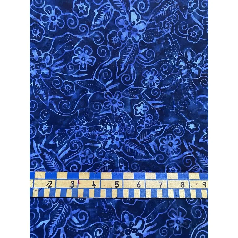 8 Batik Print Fabric Samples Lightweight Cotton 22